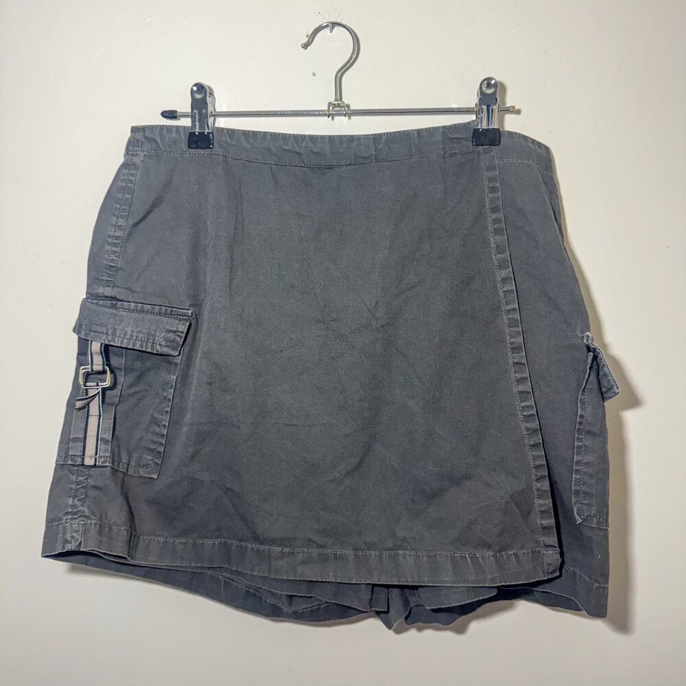 Vintage 90s Neutral Colorblock High Waisted Tapered Leg Trouser Grey Large